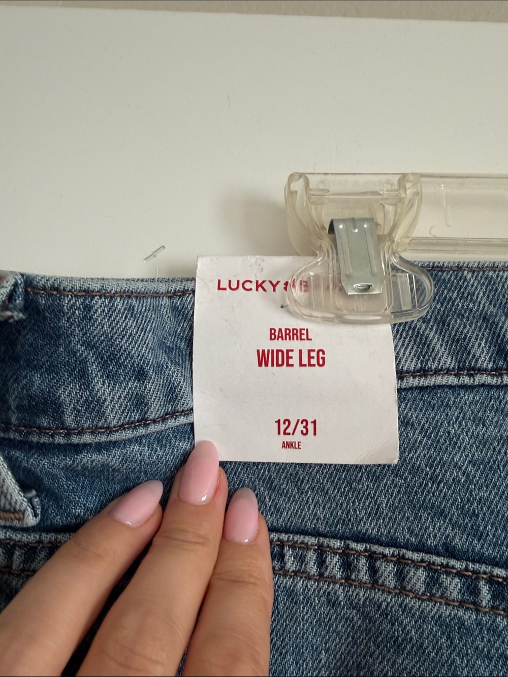 NWT Lucky Brand Barrel Wide Leg Jeans - Picture 5 of 6